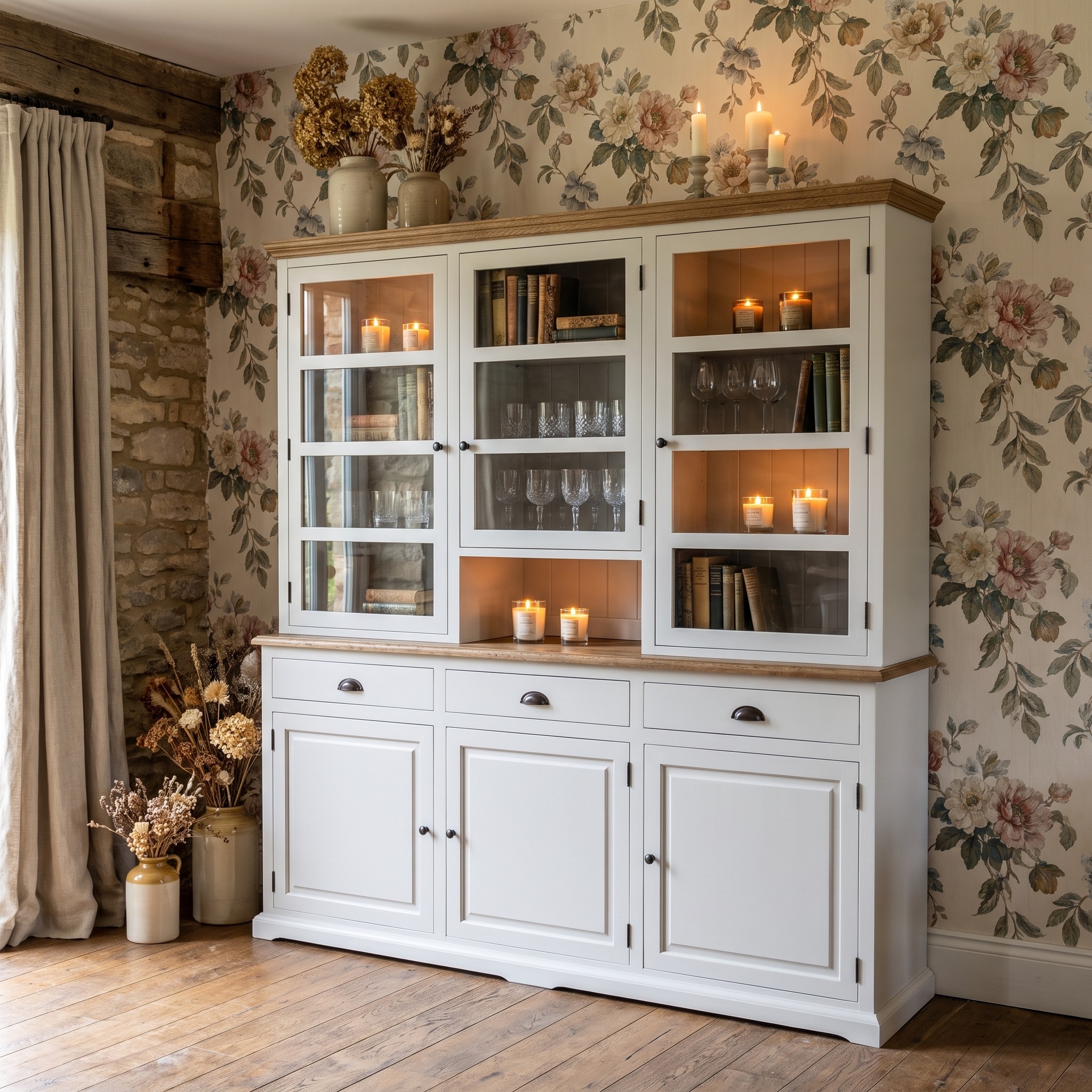 Buffetschrank Nice Landhaus Weiß - in vielen Farben erhältlich!