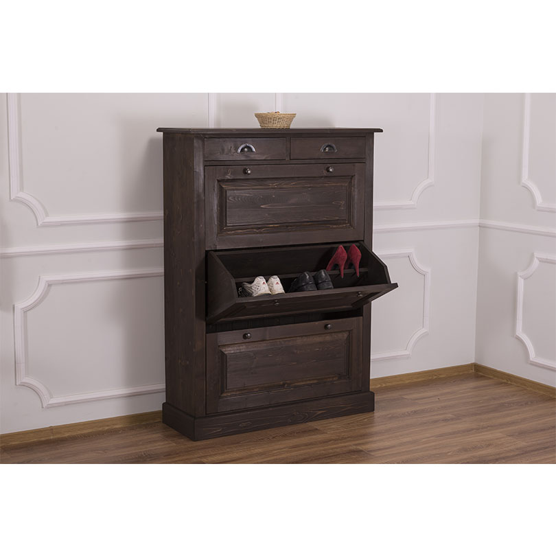 PS415-P062_3 Eleganter Schuhschrank im Shabby Chic - in vielen Farben erhältlich!