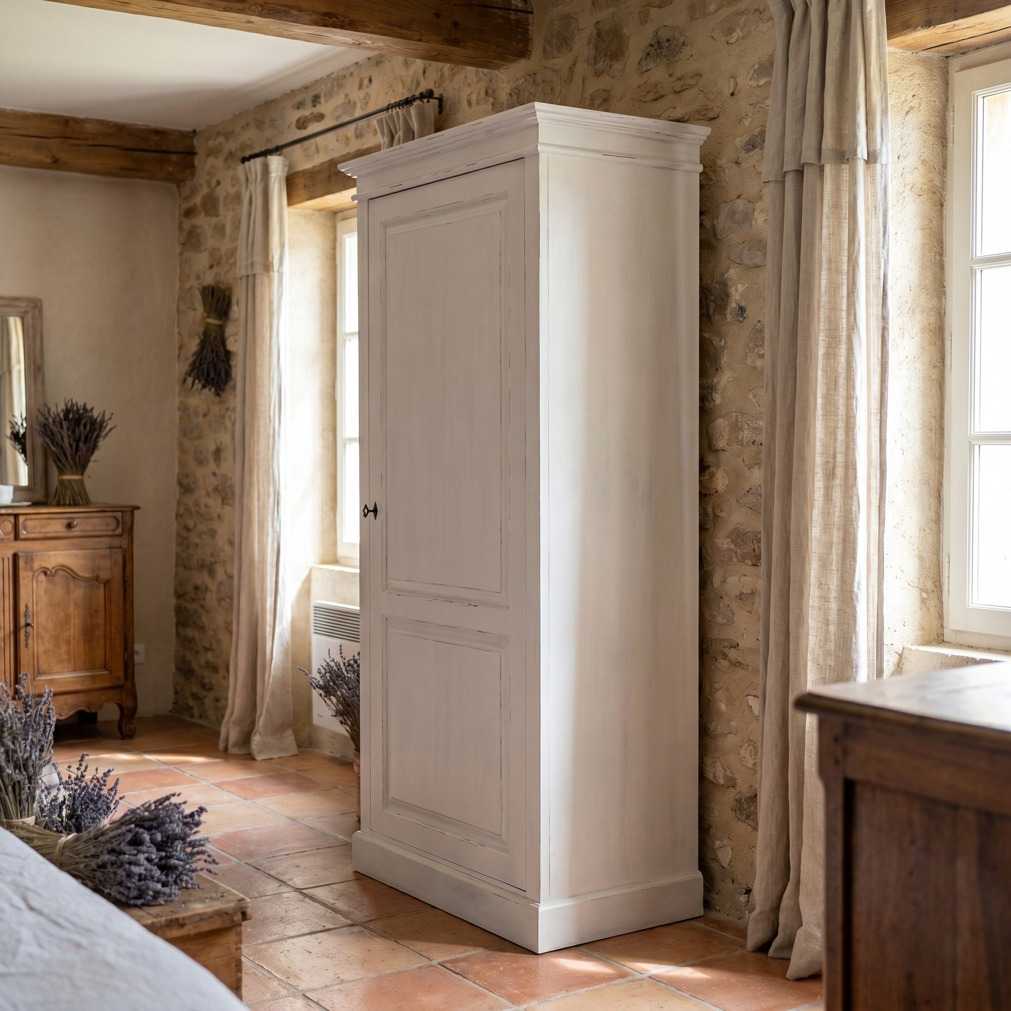 Kleiderschrank für die Landhausgarderobe - in vielen Farben erhältlich!