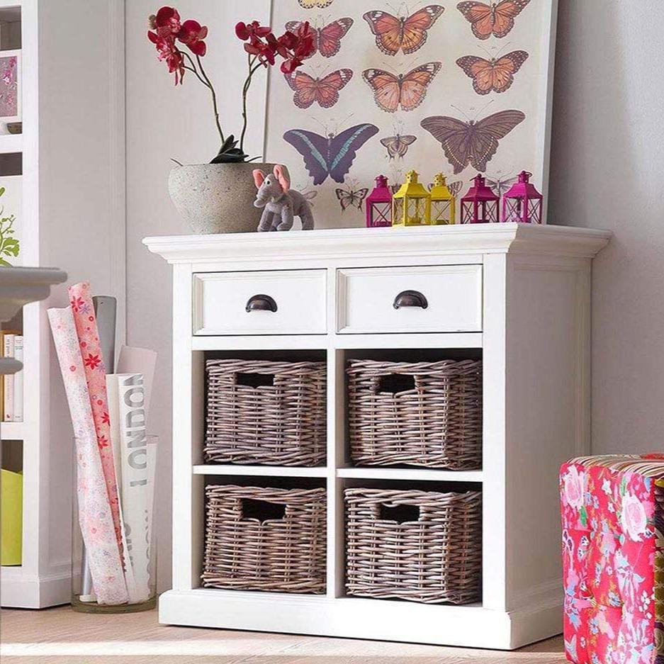 Halifax Kleines Sideboard – Weiß