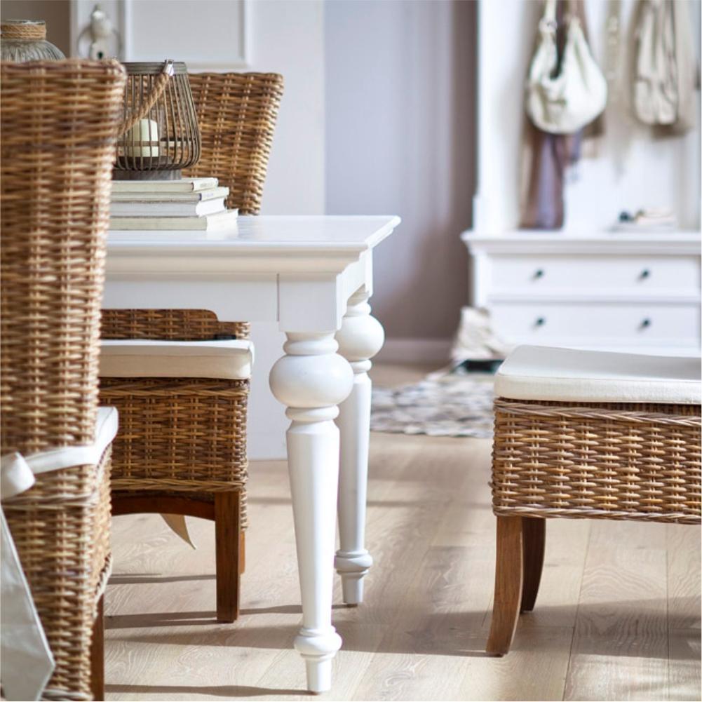 Provence Esstisch 180 cm – Weiß