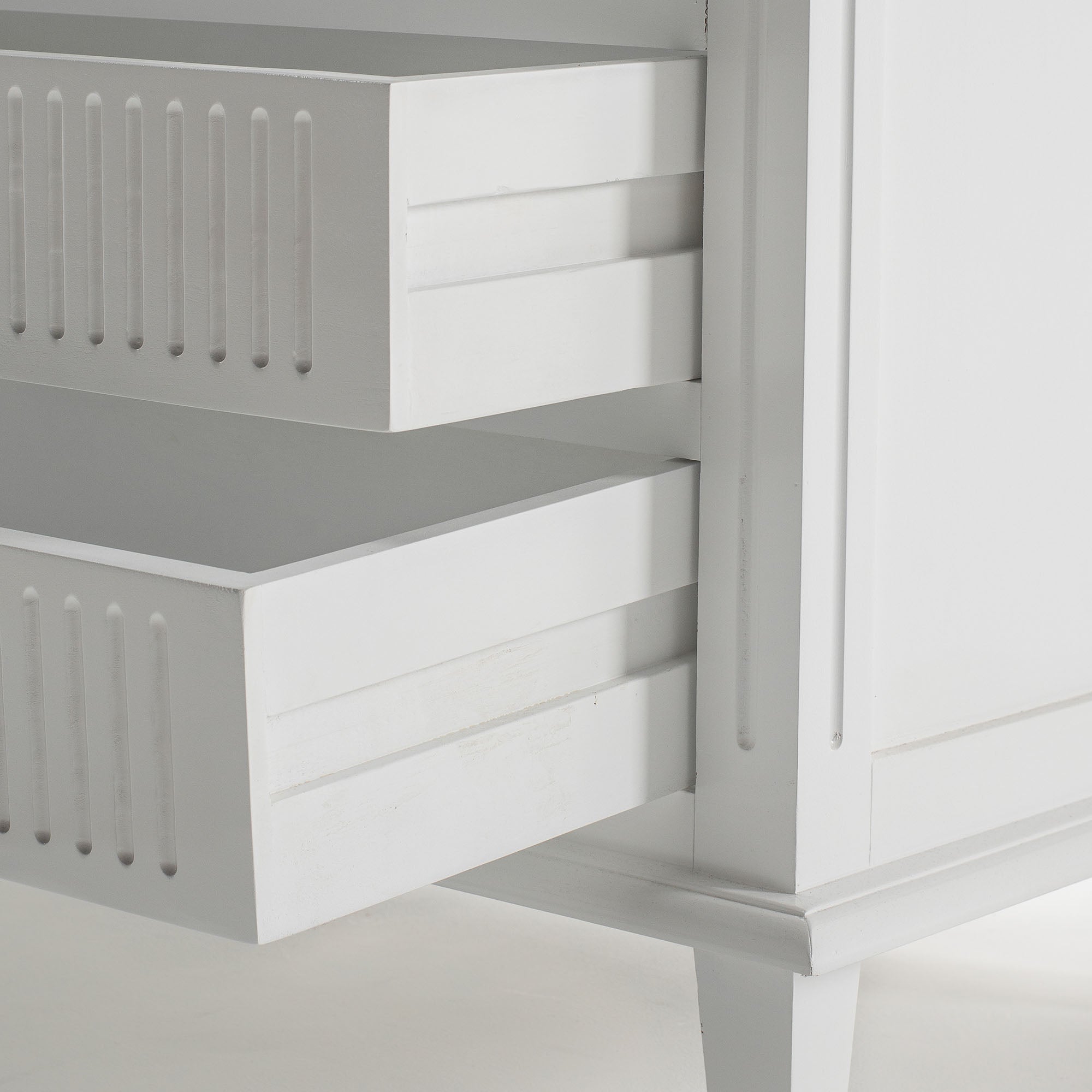 Skansen Bücherregal mit 3 Schubladen – Weiß