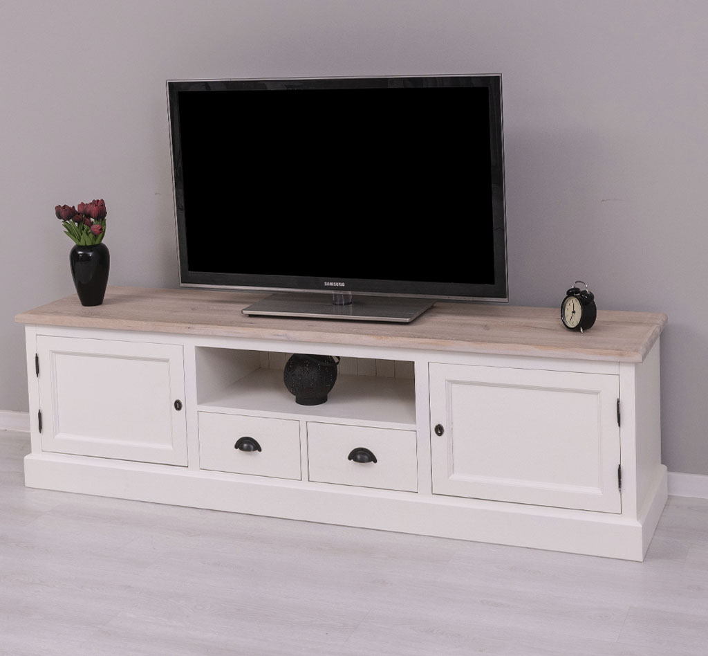 Eleganter TV-Tisch im Shabby Chic - in vielen Farben erhältlich!