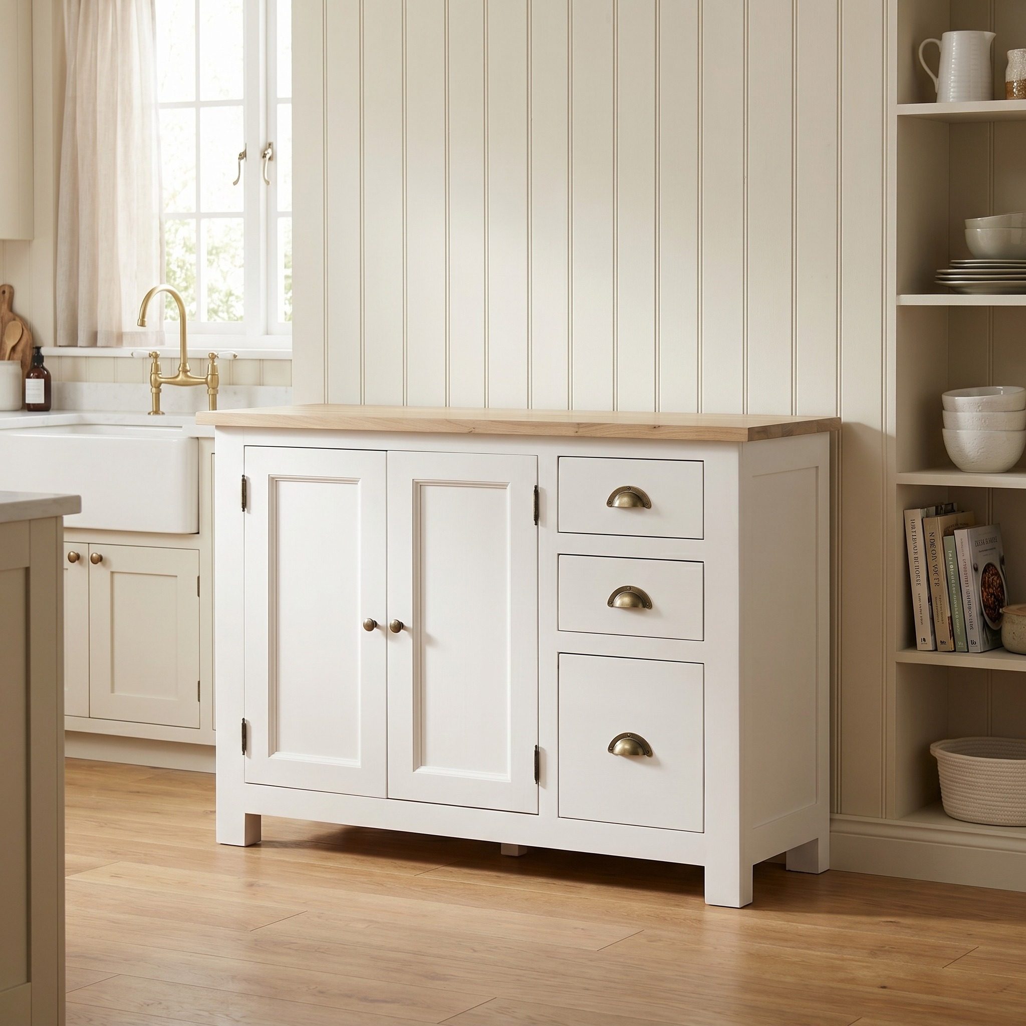Küchensideboard im gepflegten Landhausstil - in vielen Farben erhältlich!