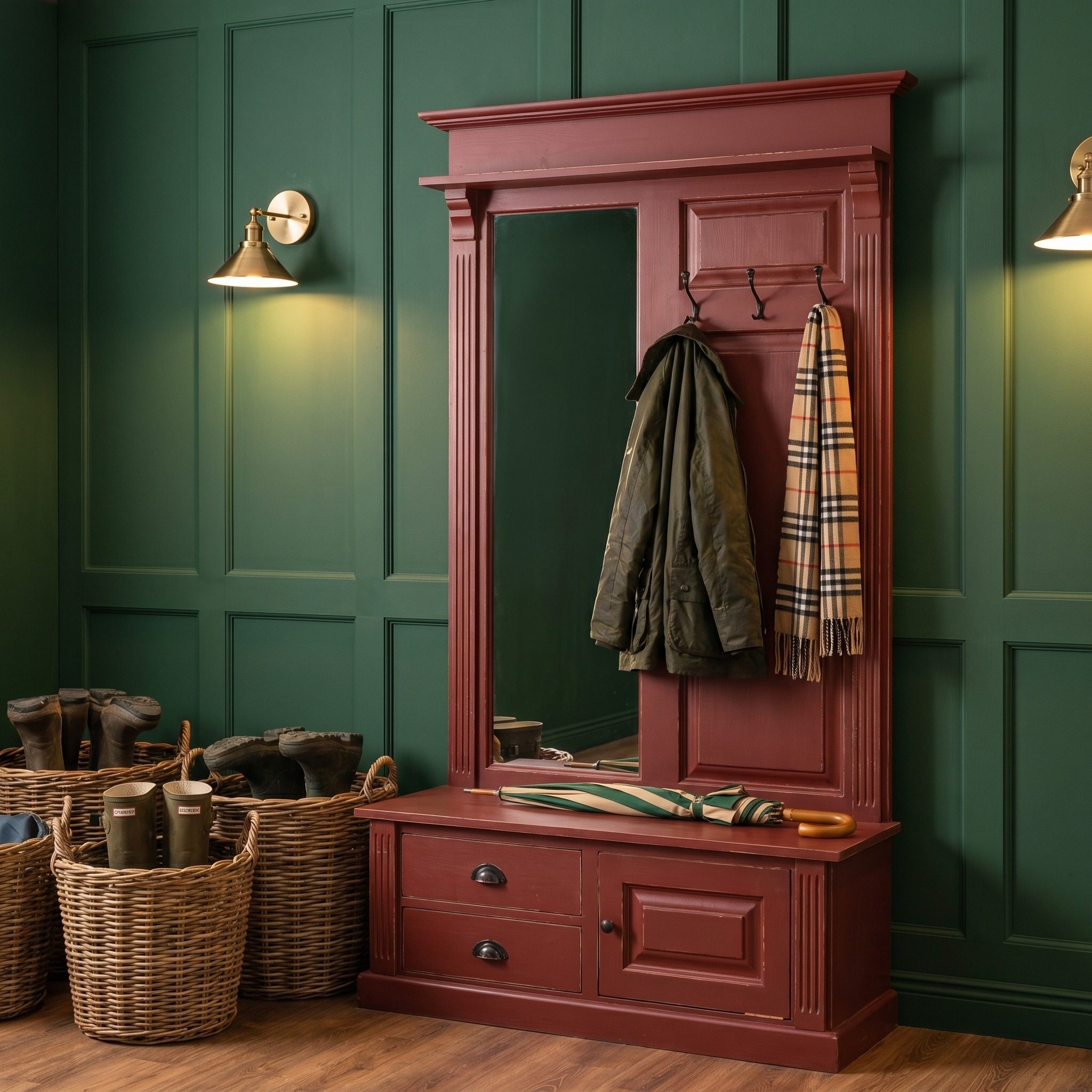Garderobenschrank im Landhausstil - in vielen Farben erhältlich!