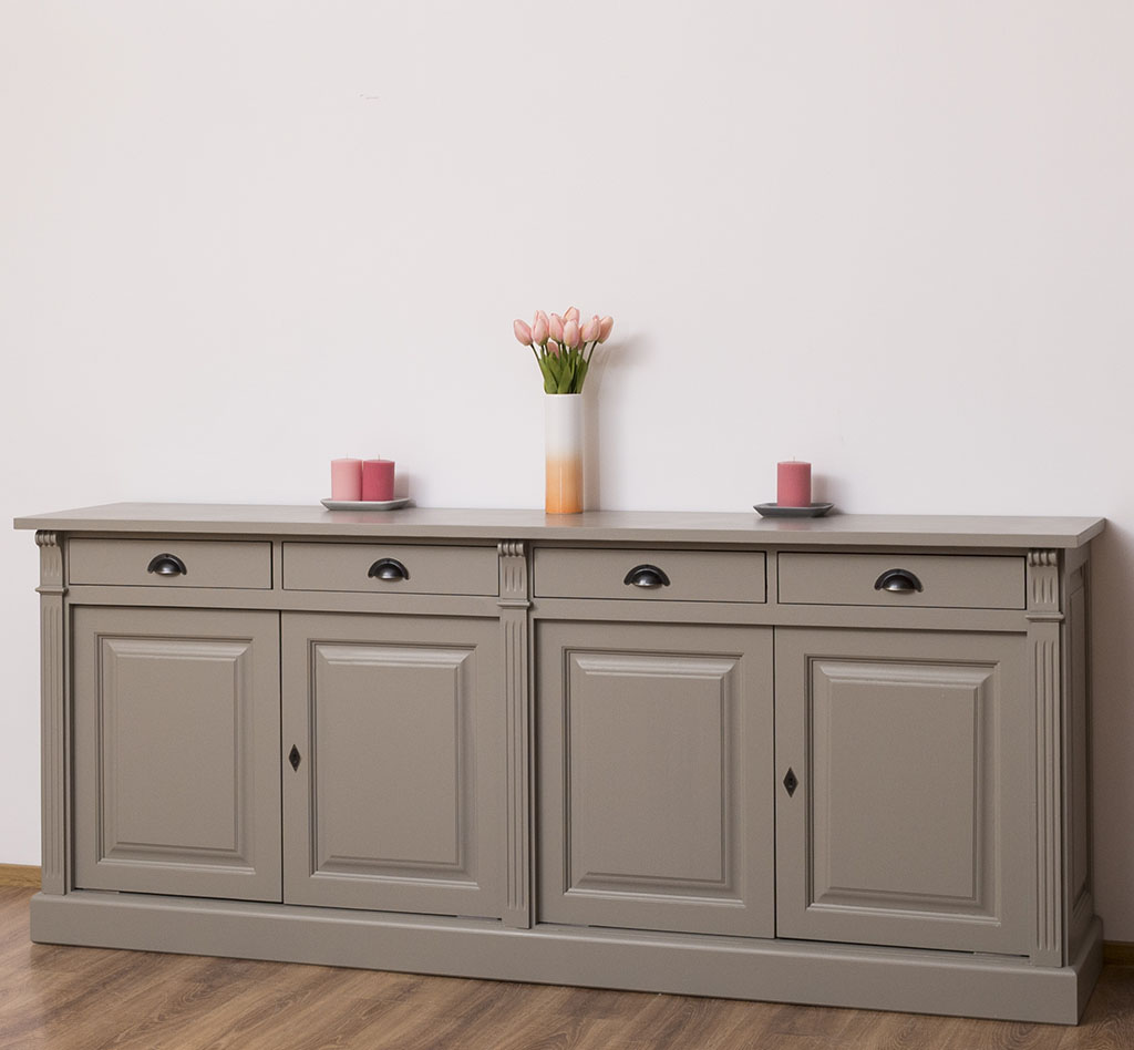 Praktisches Sideboard im Jugendstil mit vier Schubladen - in vielen Farben erhältlich!
