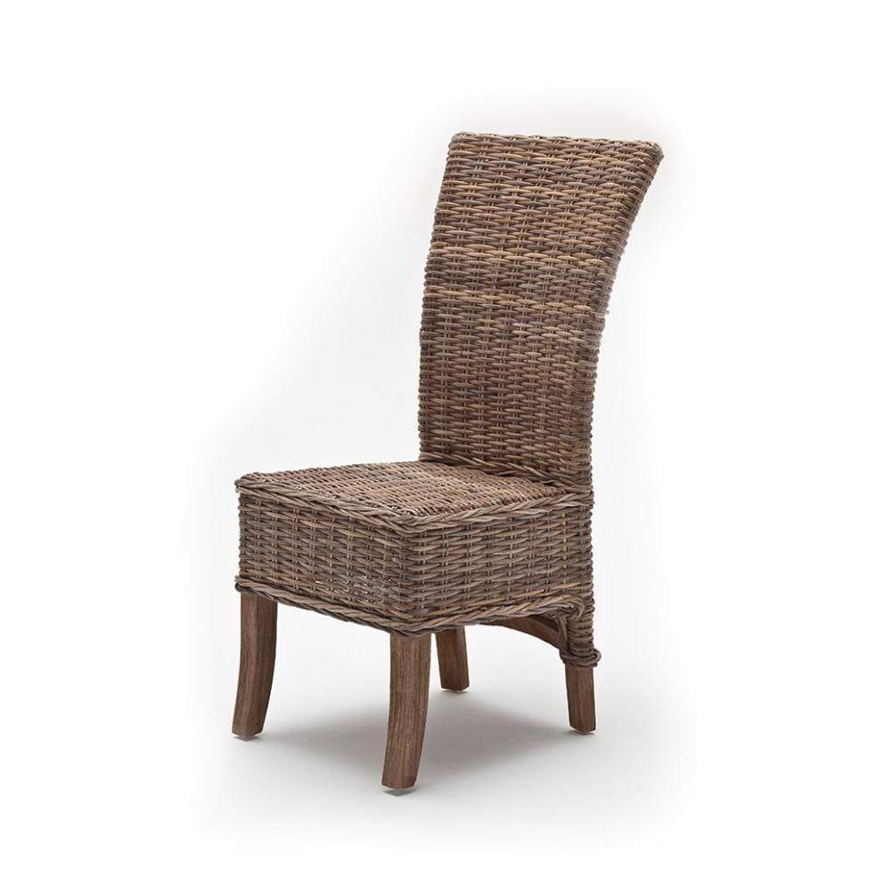 Salsa Esszimmerstuhl aus Kubu-Rattan im 2er-Set