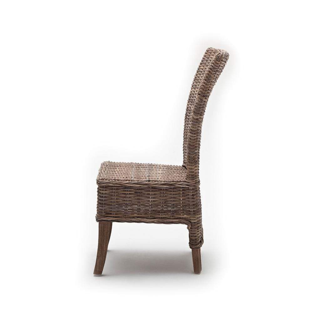 Salsa Esszimmerstuhl aus Kubu-Rattan im 2er-Set