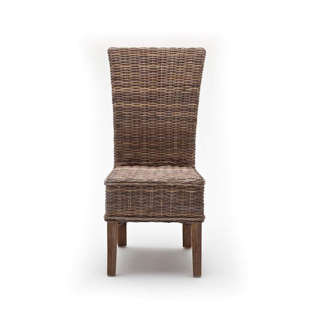 Salsa Esszimmerstuhl aus Kubu-Rattan im 2er-Set
