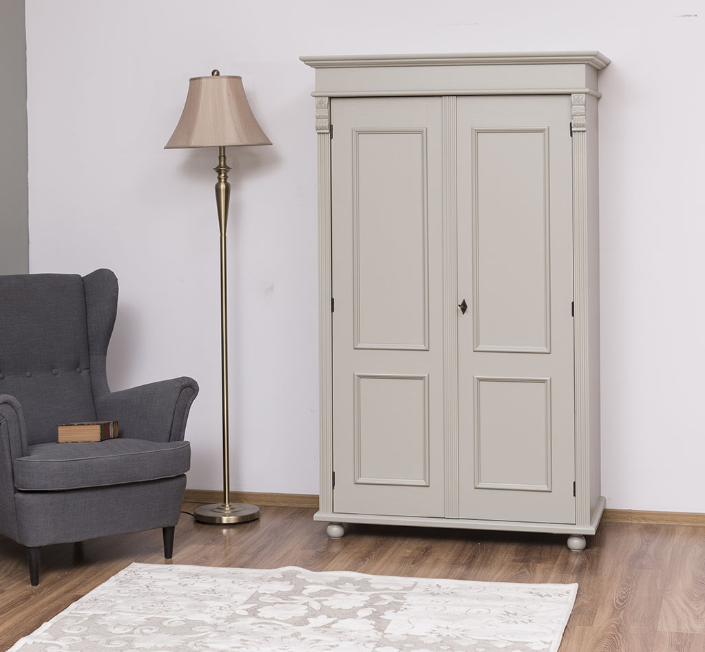 Edler Kleiderschrank im Shabby Chic - in vielen Farben erhältlich!