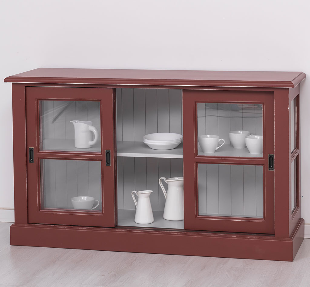 Langes Sideboard im holländischen Landhausstil mit Schiebetüren - in vielen Farben erhältlich!