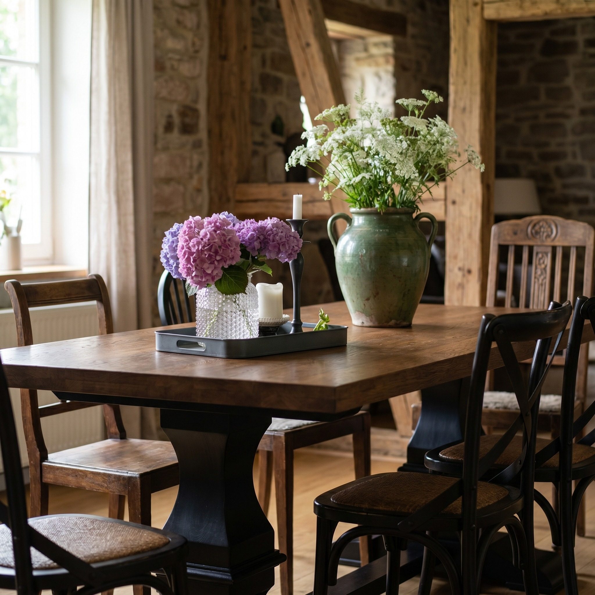Klostertafel im Landhausstil für große Runden - in vielen Farben erhältlich!