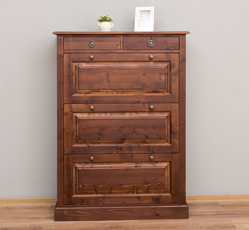 Eleganter Schuhschrank im Shabby Chic - in vielen Farben erhältlich!