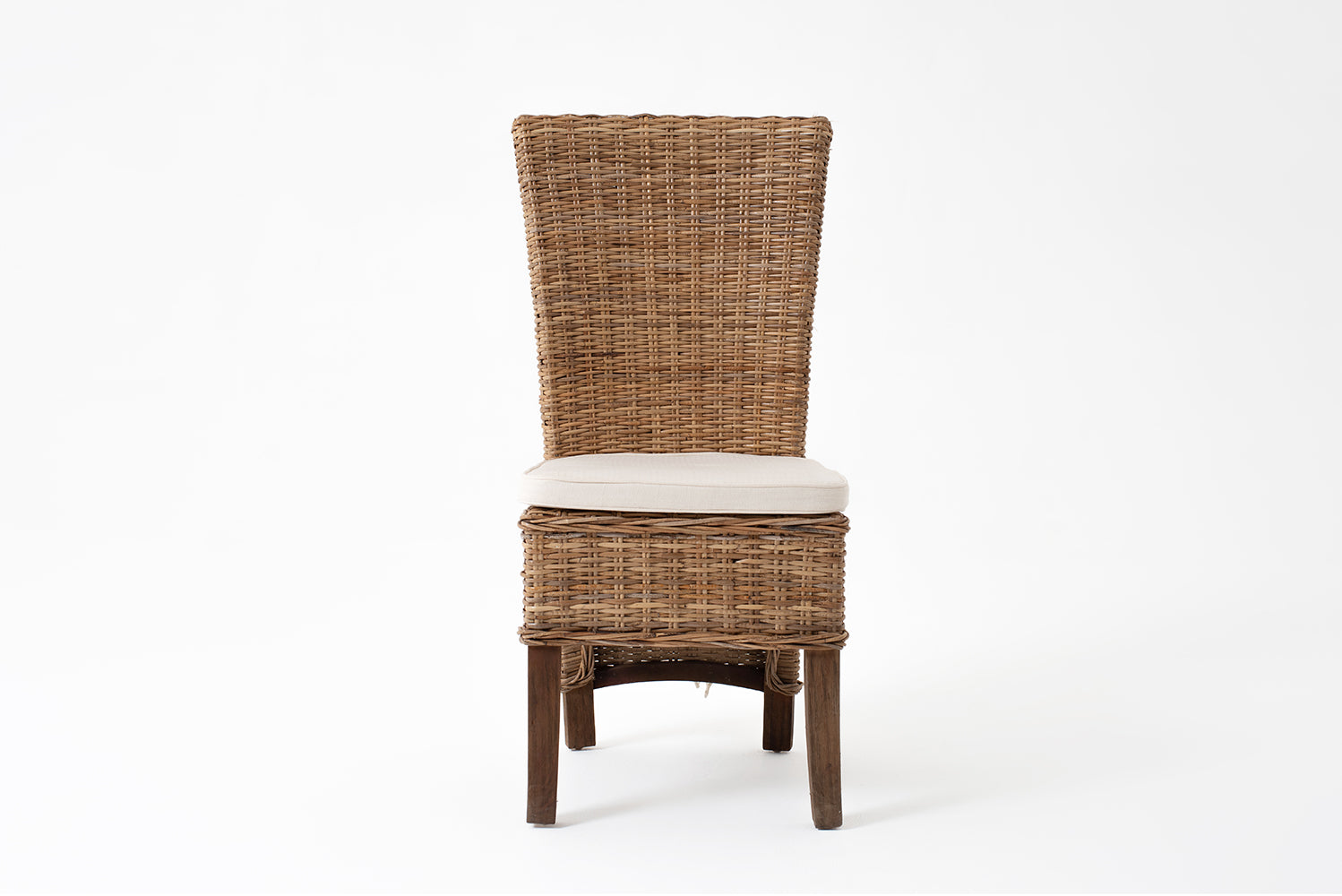 Salsa Esszimmerstuhl aus Kubu-Rattan im 2er-Set