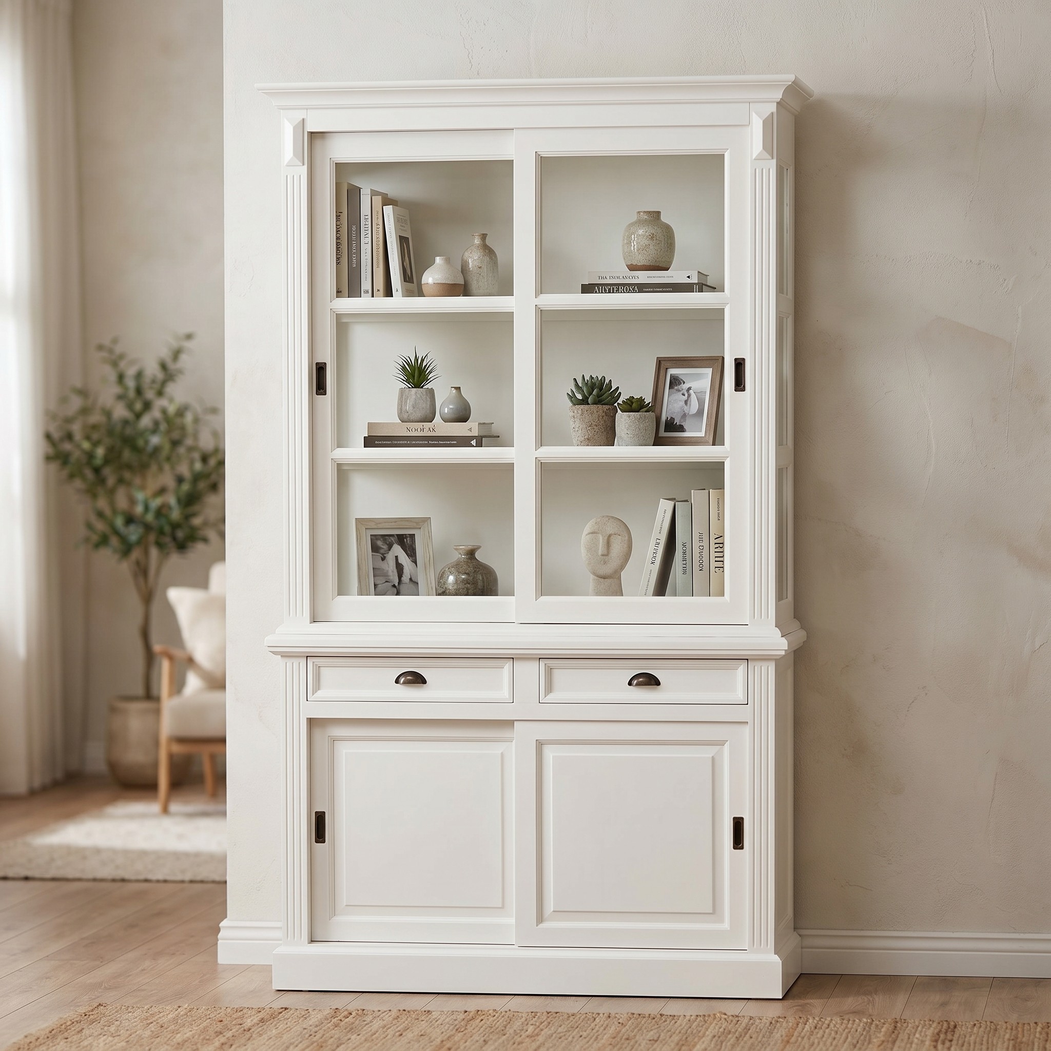 Vitrine im Landhausstil