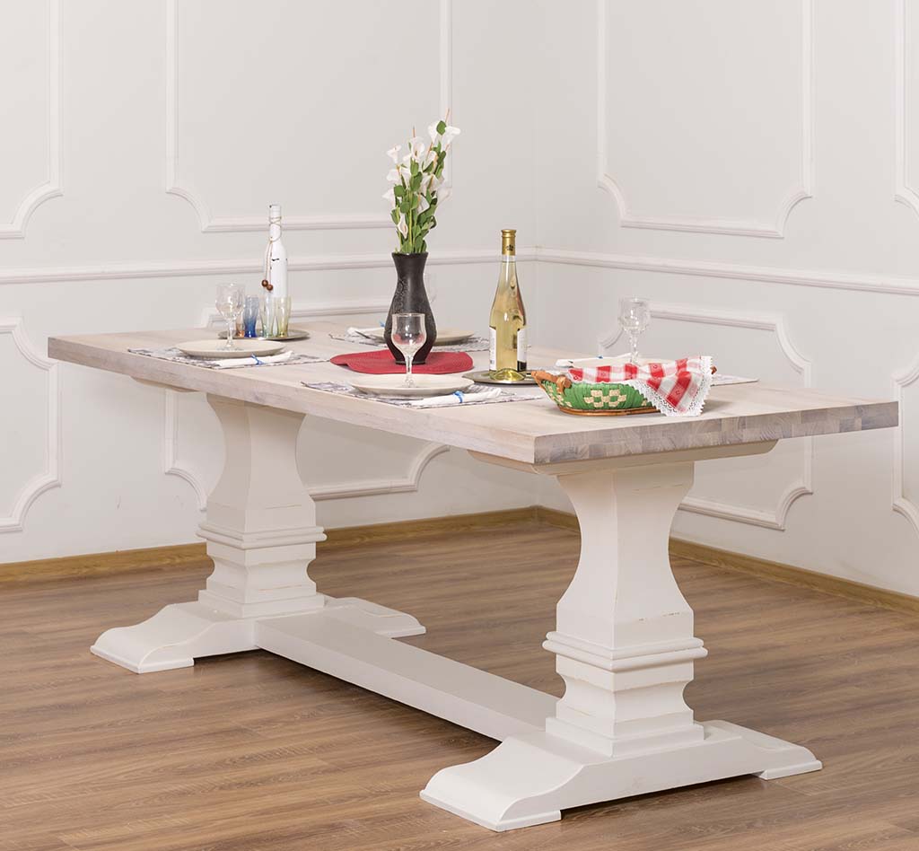Klostertafel im Landhausstil für große Runden - in vielen Farben erhältlich!