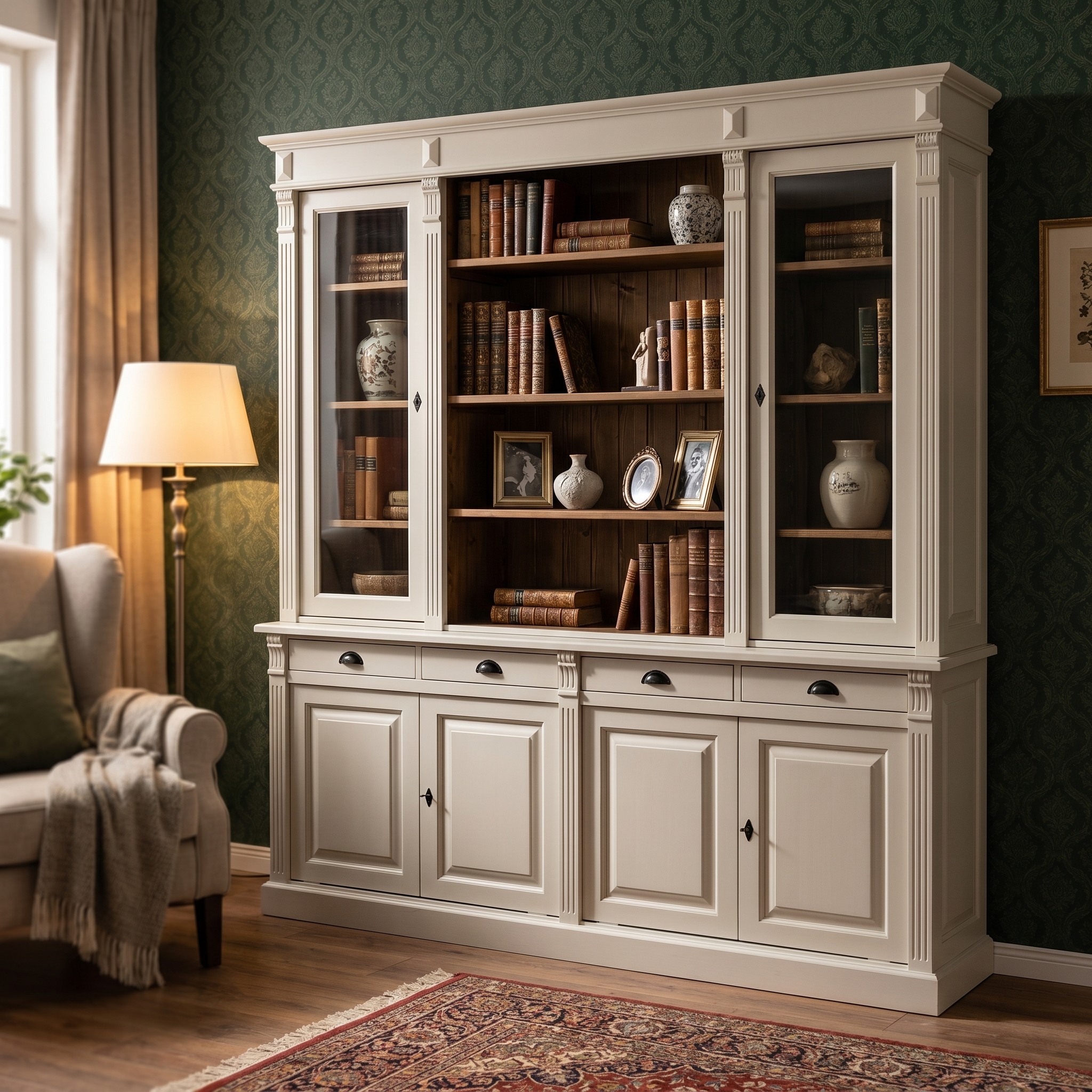 Hochschrank im Shabby Chic - in vielen Farben erhältlich!