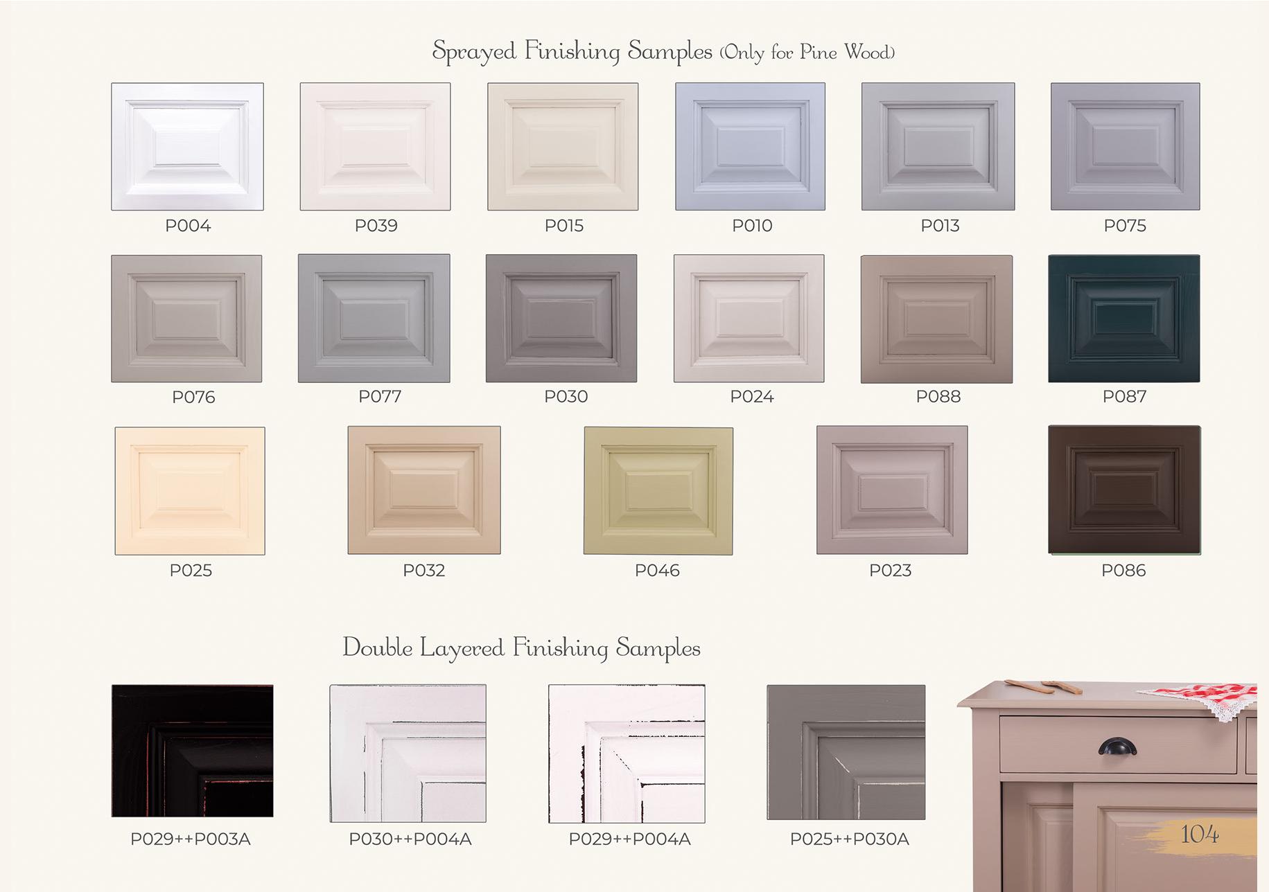 Massives Küchensideboard im Landhausstil