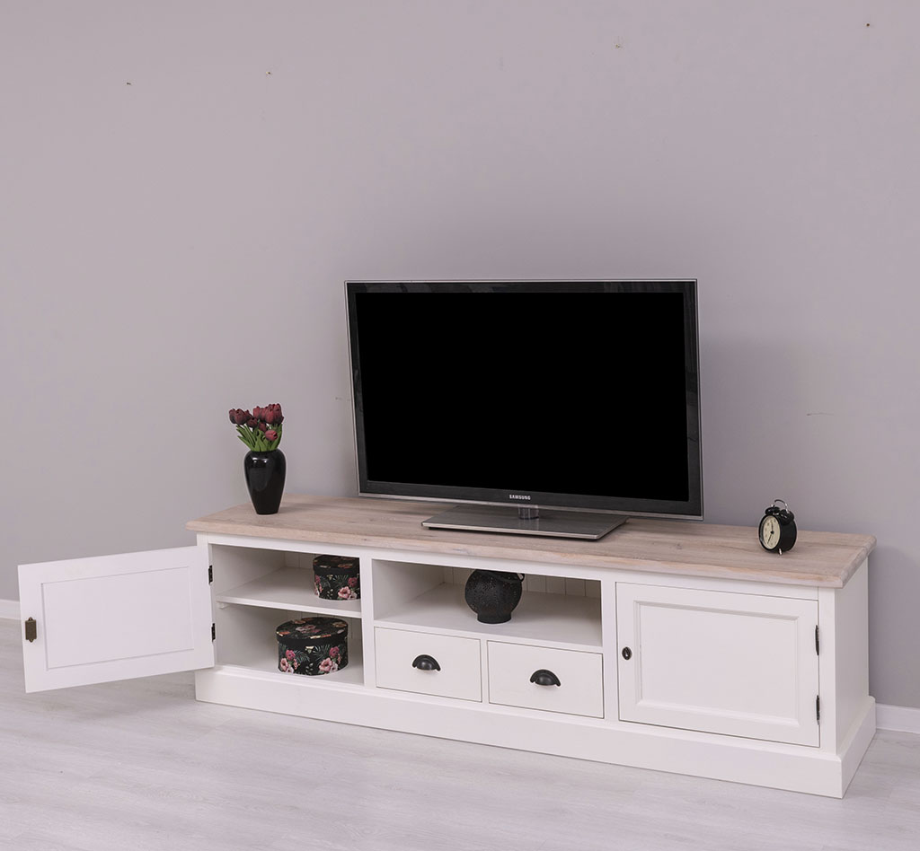 Eleganter TV-Tisch im Shabby Chic - in vielen Farben erhältlich!