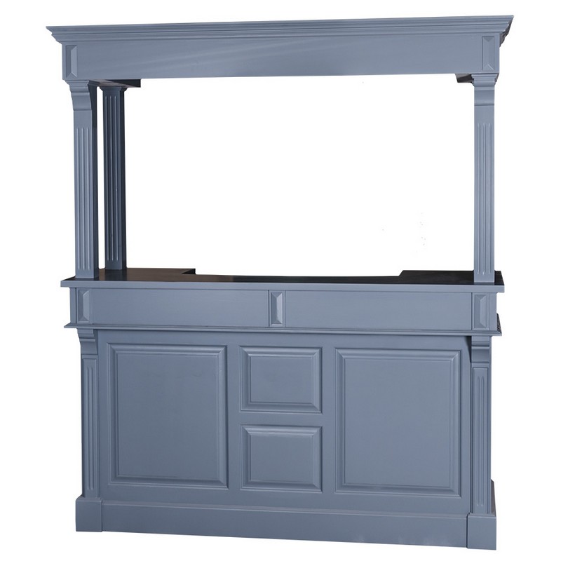 PS1001-PS1001Gal-P042 Große Bar mit oder ohne Aufsatz im Landhausstil 180 cm Breite - in vielen Farben erhältlich!