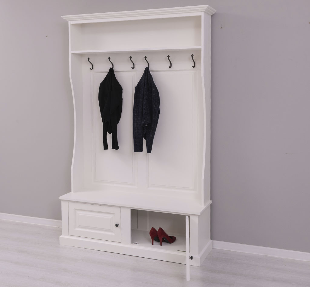 Hochwertige Garderobe im Shabby Chic - in vielen Farben erhältlich!