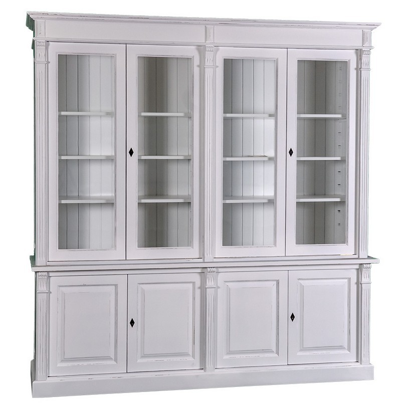 Hochschrank im edlen Shabby Chic - in vielen Farben erhältlich!