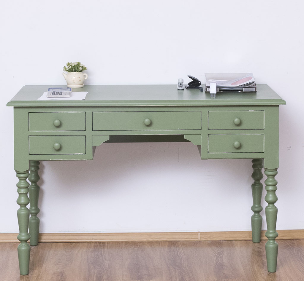 Stilvoller Schreibtisch im Shabby Chic - in vielen Farben erhältlich!