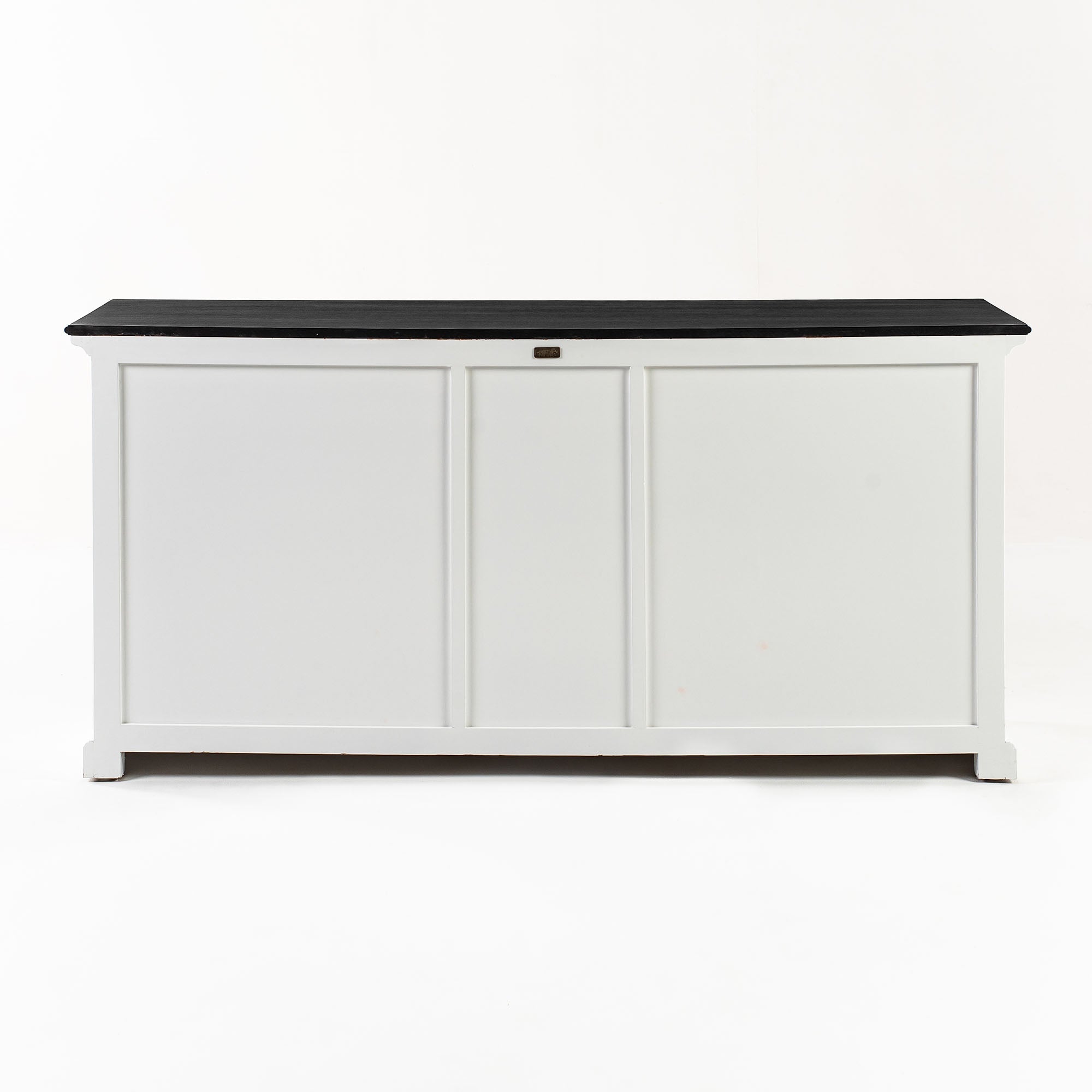 Halifax Contrast Buffet – Sideboard in Weiß mit schwarzer Tischplatte
