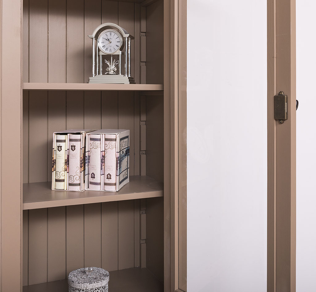 PS149-P022-P088A_3 Schöner Vitrinenschrank im Landhausstil - in vielen Farben erhältlich!