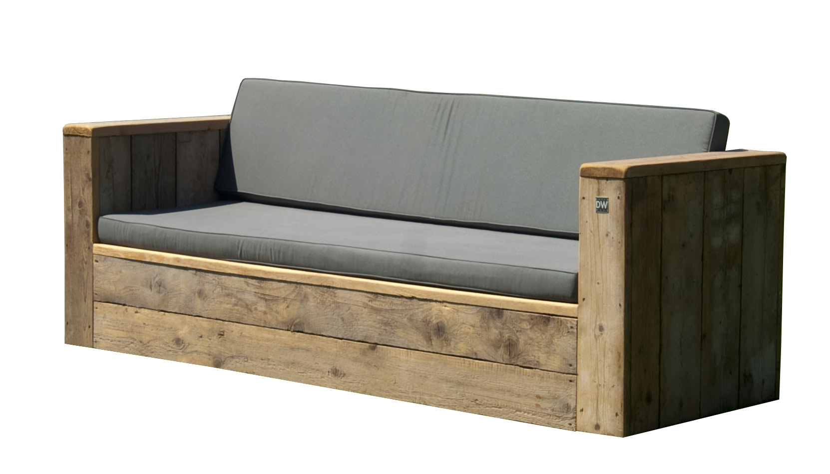 Blocklounge Sofa aus Gerüstholz