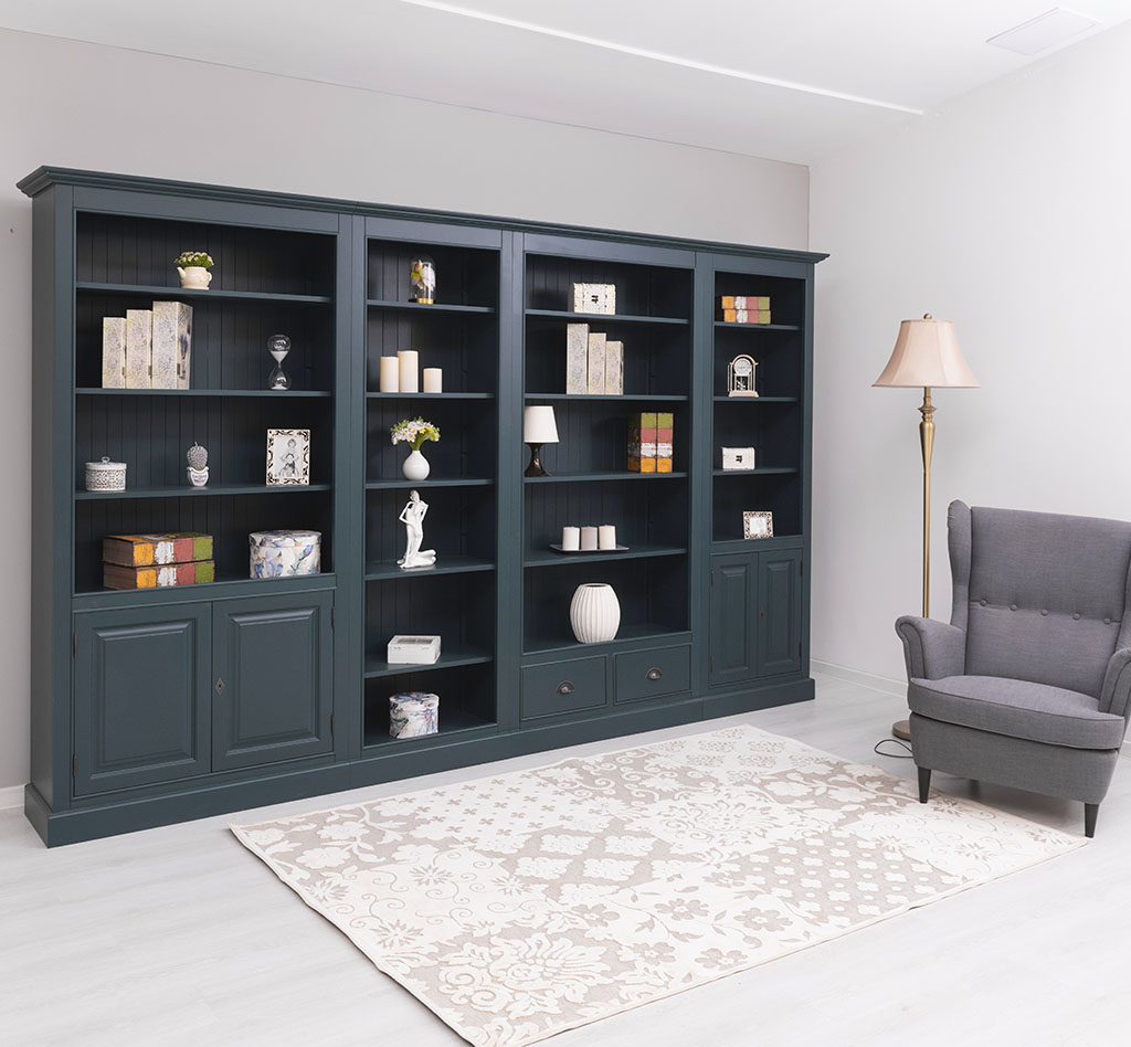 Rustikales Bücherregal im Landhausstil - in vielen Farben erhältlich!