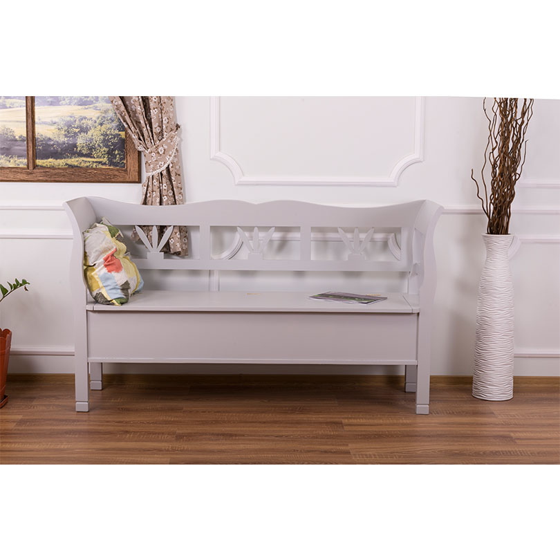 Gemütliche Sitzbank im Landhausstil - in vielen Farben erhältlich!