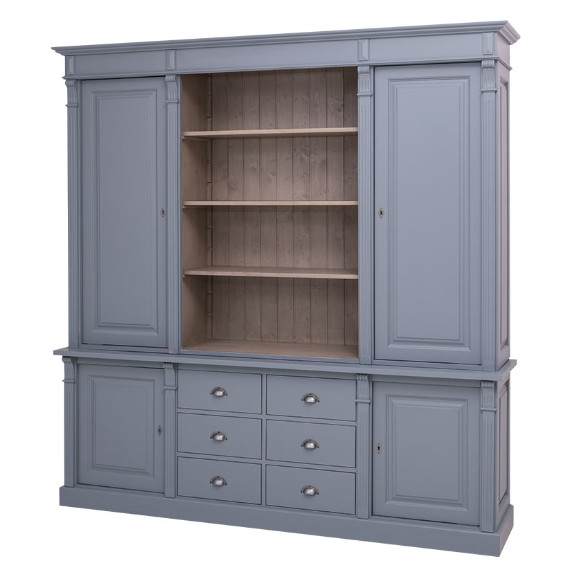 Stilvoller Bücherschrank im Landhausstil - in vielen Farben erhältlich!