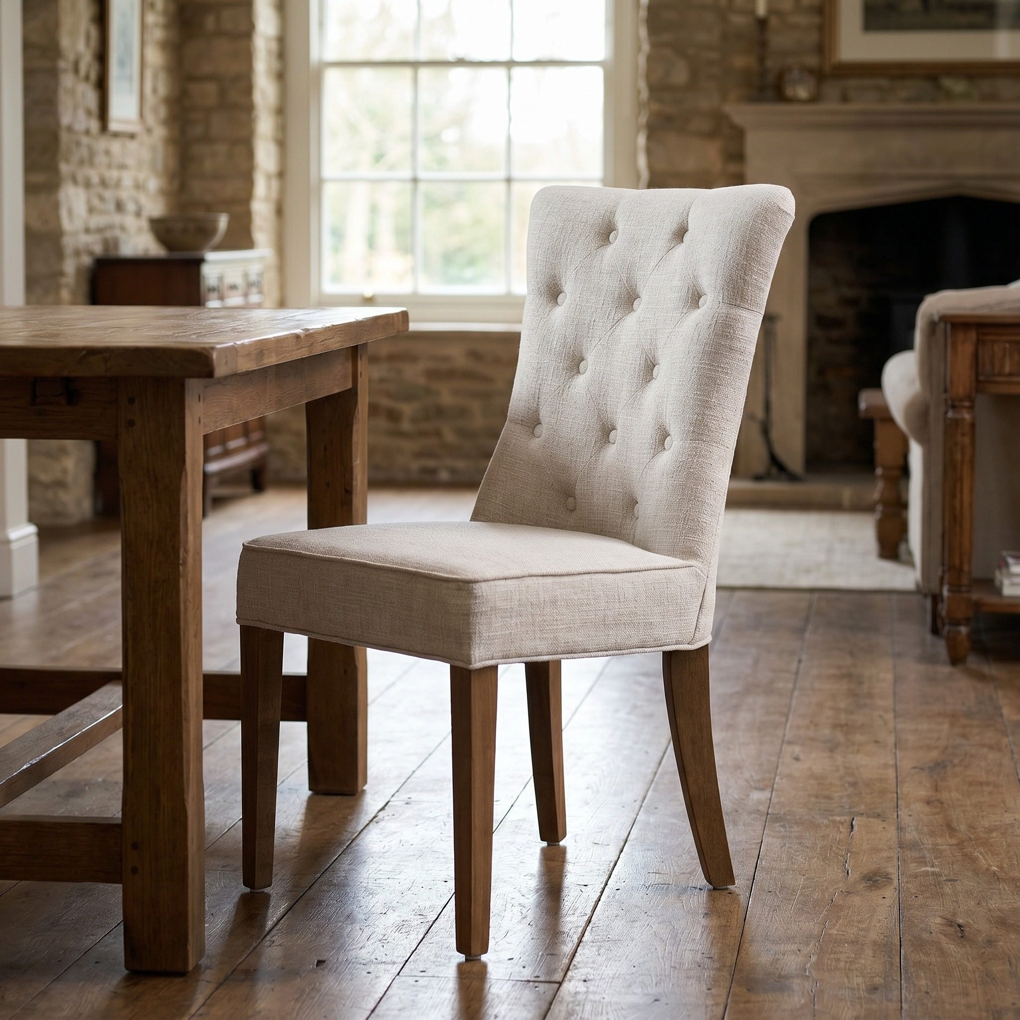 Balmoral Dining Chair Brown Leg