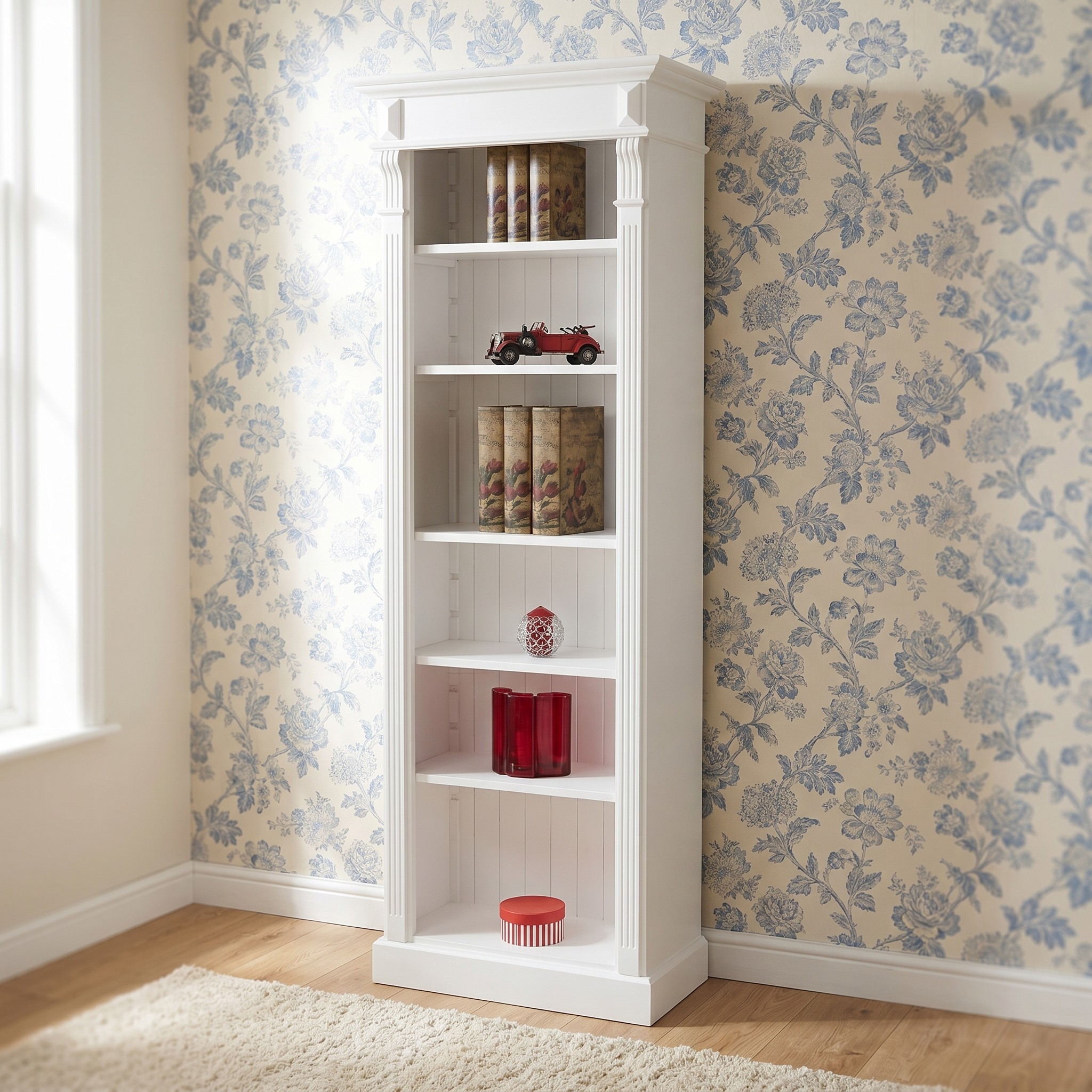 Klassisches Bücherregal im Landhausstil - in vielen Farben erhältlich!
