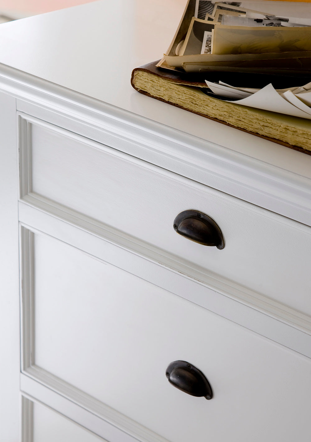 Halifax Schlafzimmer-Kommode – Weiß