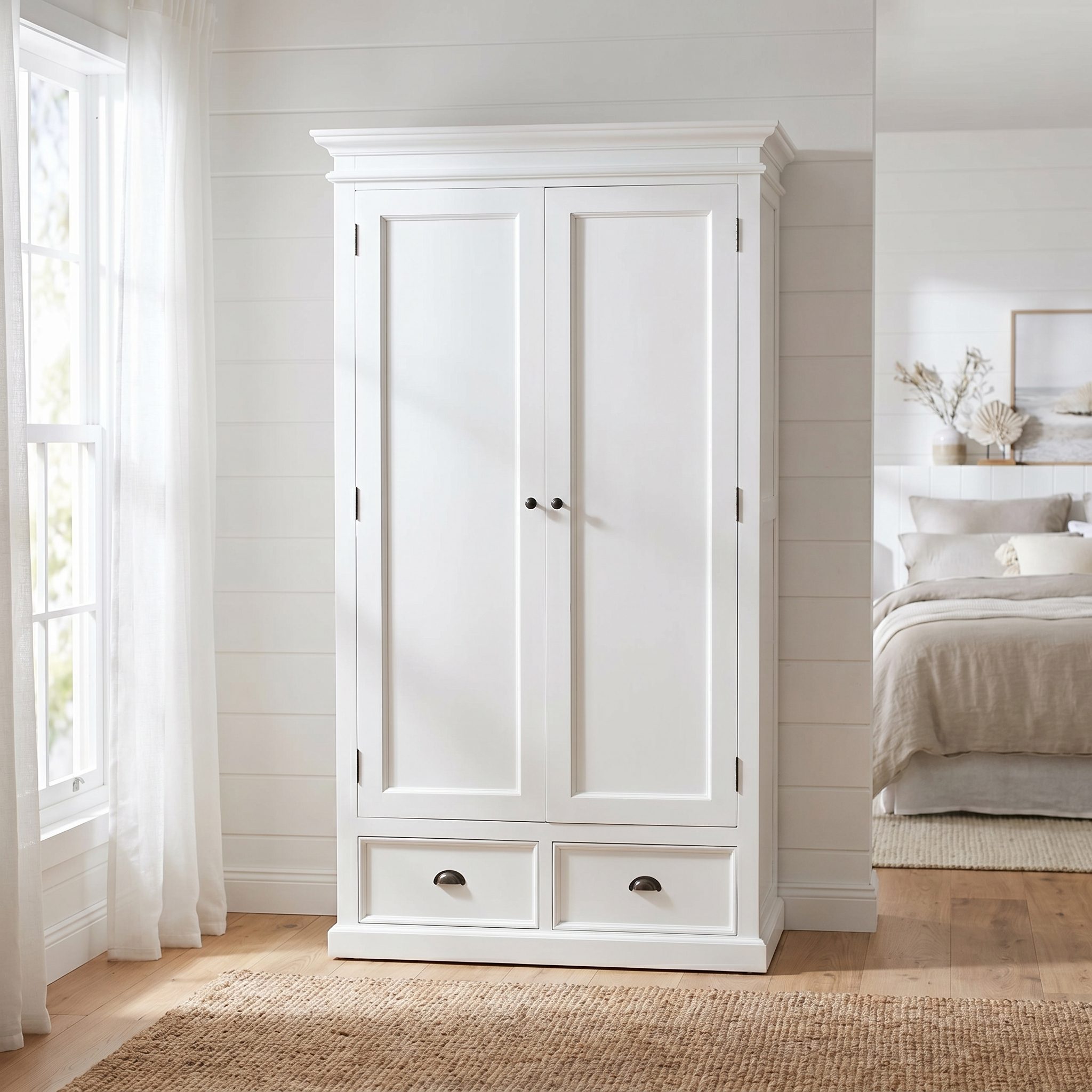 Halifax Kleiderschrank – Weiß