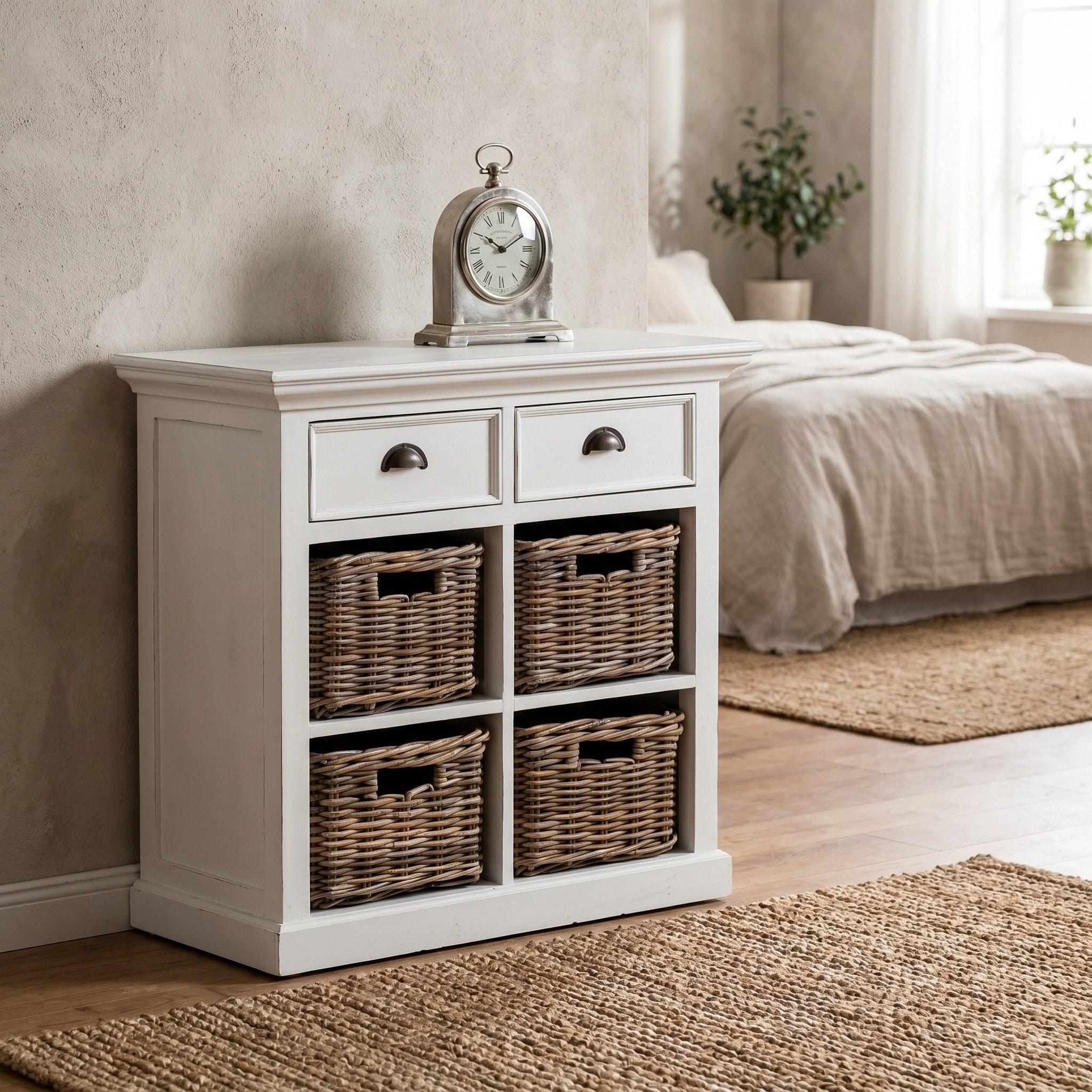 Halifax Kleines Sideboard – Weiß