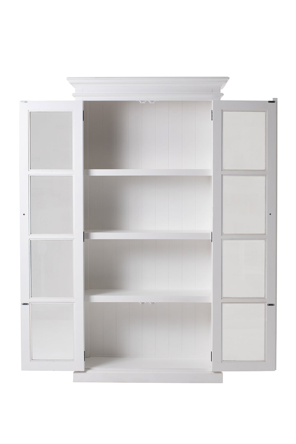 Halifax Doppel-Vitrine – Weiß