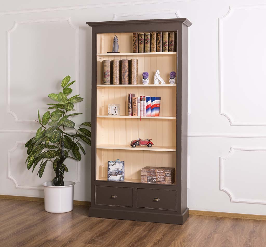 Stilvolles Bücherregal mit Schubladen - in vielen Farben erhältlich!