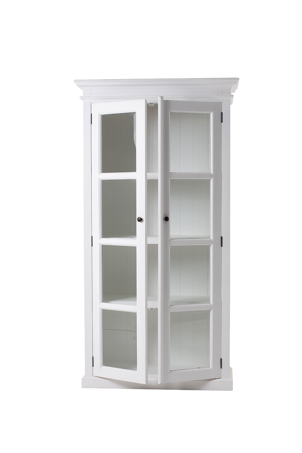 Halifax Doppel-Vitrine – Weiß