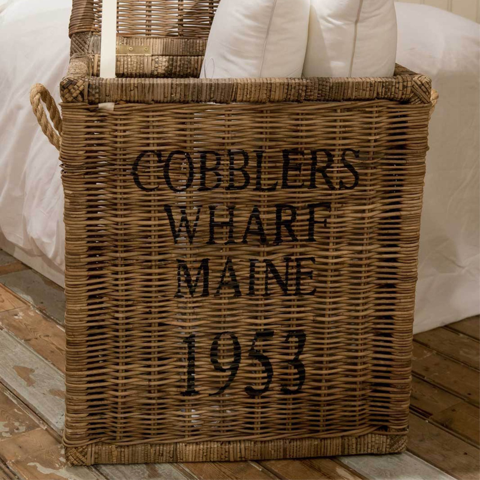 Rustic Rattan Cobblers Wharf Trunk