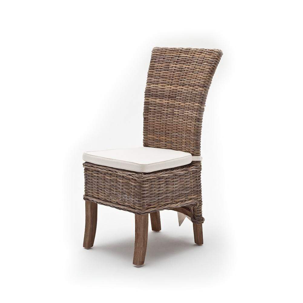 Salsa Esszimmerstuhl aus Kubu-Rattan im 2er-Set