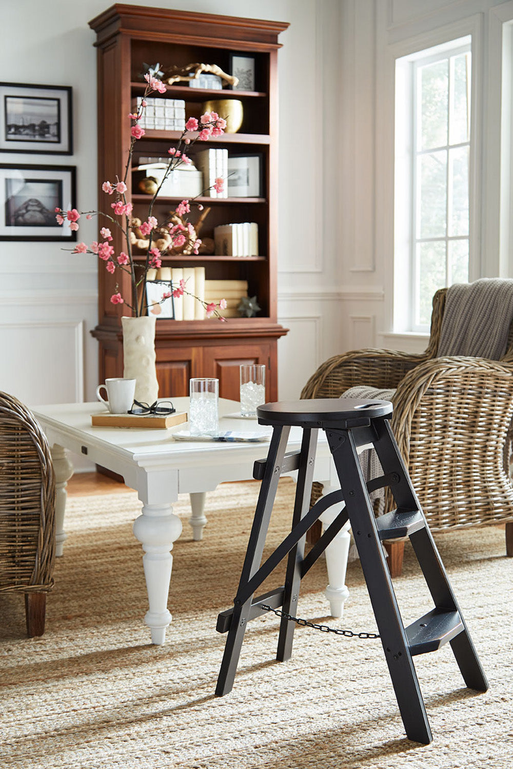 Provence Rechteckiger Couchtisch – Weiß