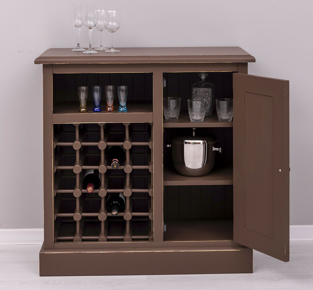 Kompaktes Weinregal im Shabby Chic - in vielen Farben erhältlich! Kompaktes Weinregal im Shabby Chic - in vielen Farben erhältlich!