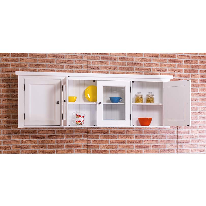 Großer rustikaler Hängeschrank im Shabby Chic - in vielen Farben erhältlich!