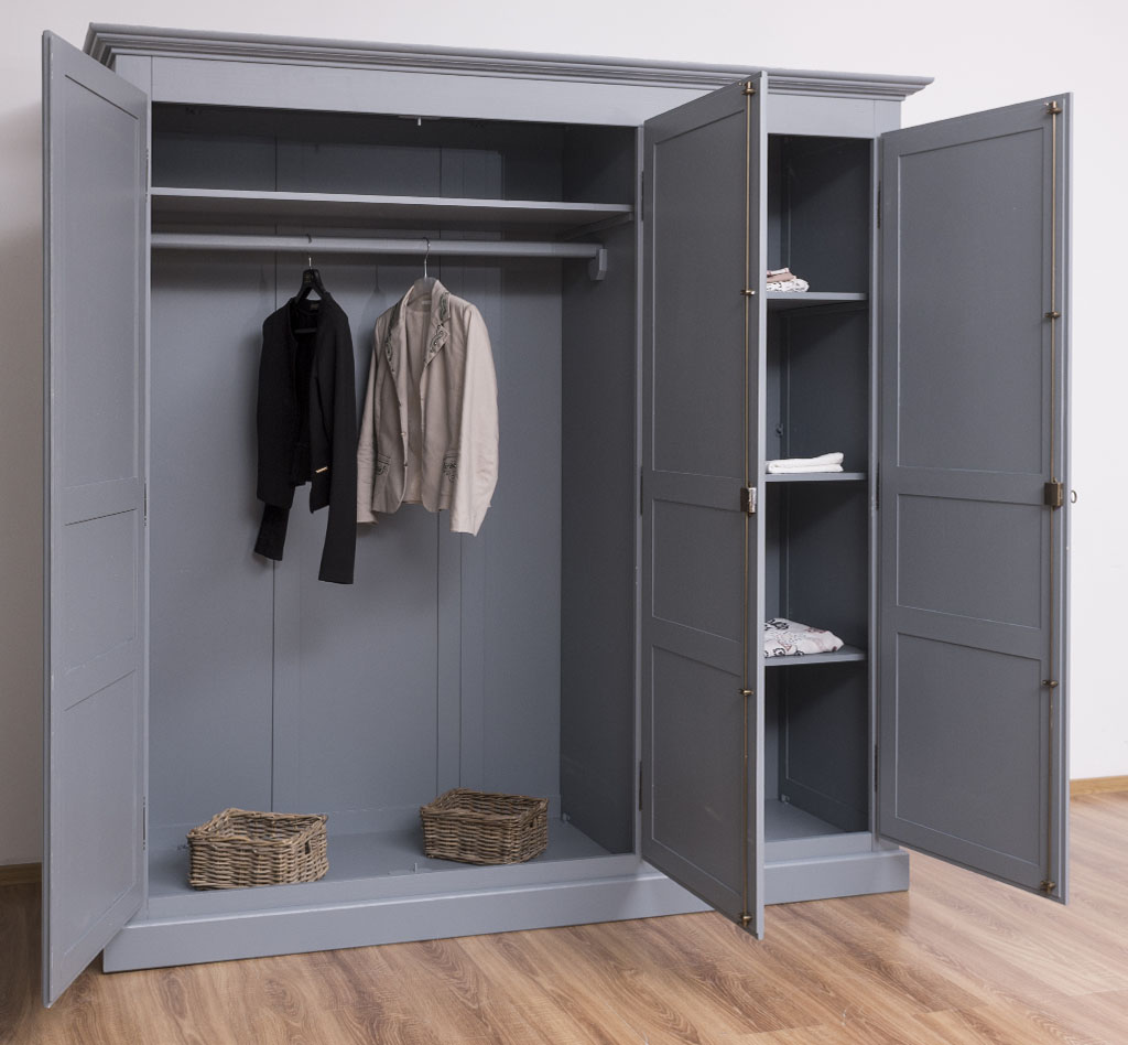 Eleganter Kleiderschrank im Landhausstil - in vielen Farben erhältlich!