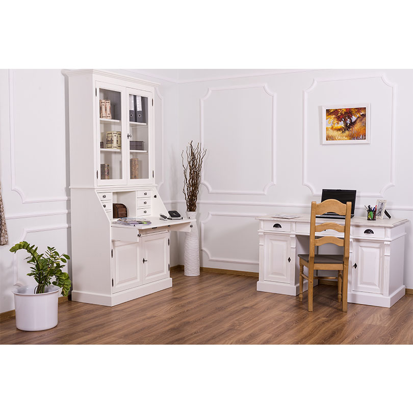 Edler Schreibtisch im klassischen Landhausstil - in vielen Farben erhältlich!