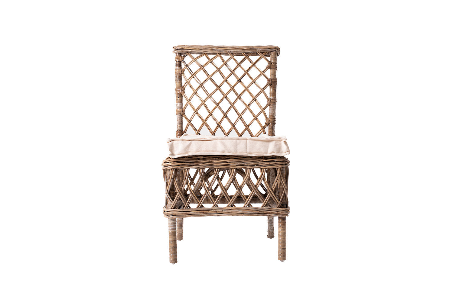 Marquis Esszimmerstuhl aus Kubu-Rattan im 2er-Set