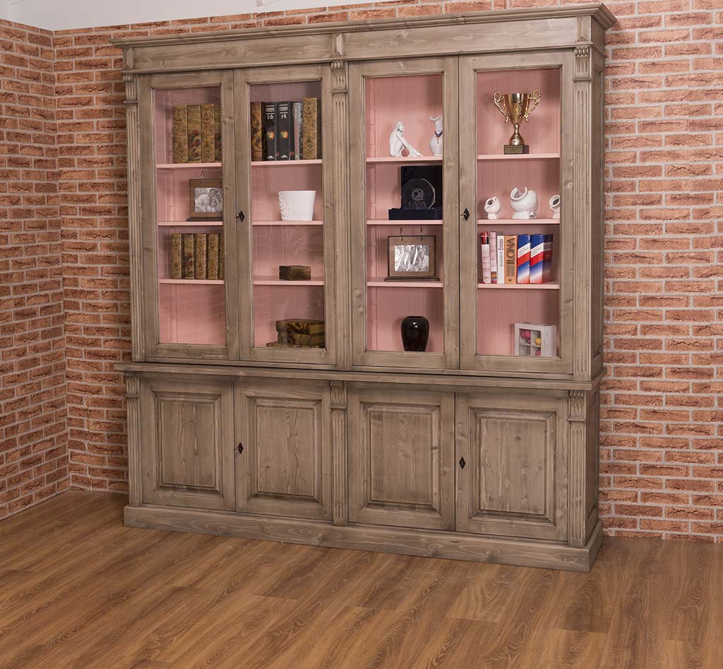 Hochschrank im edlen Shabby Chic - in vielen Farben erhältlich!